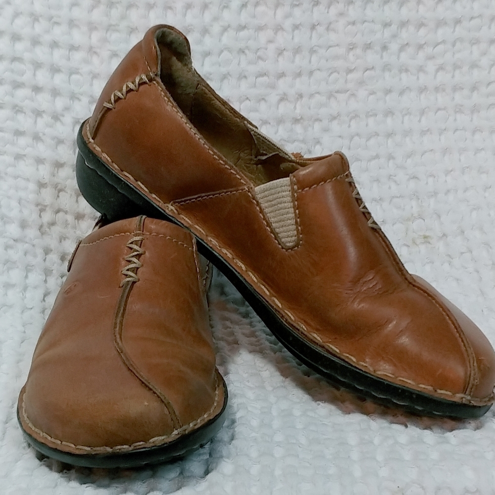 Josef Siebel Tan Leather Loafers